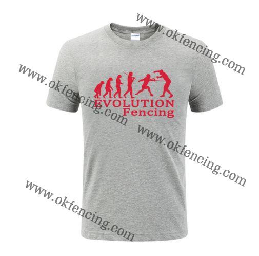 Fencing T Shirt Gray
