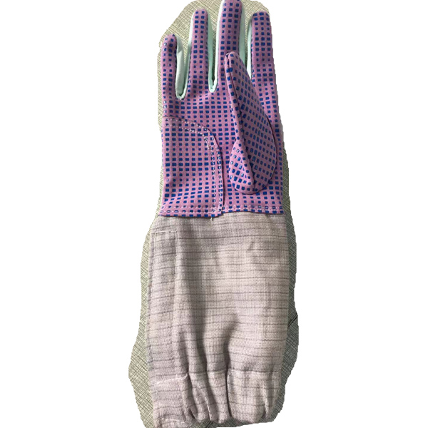 Sabre anti-skidding Glove With Electrical Lame